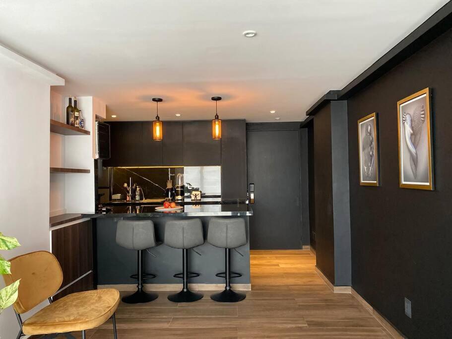 Black Loft. Moderno Y Nuevo, Super Ubicado. 멕시코 시 외부 사진